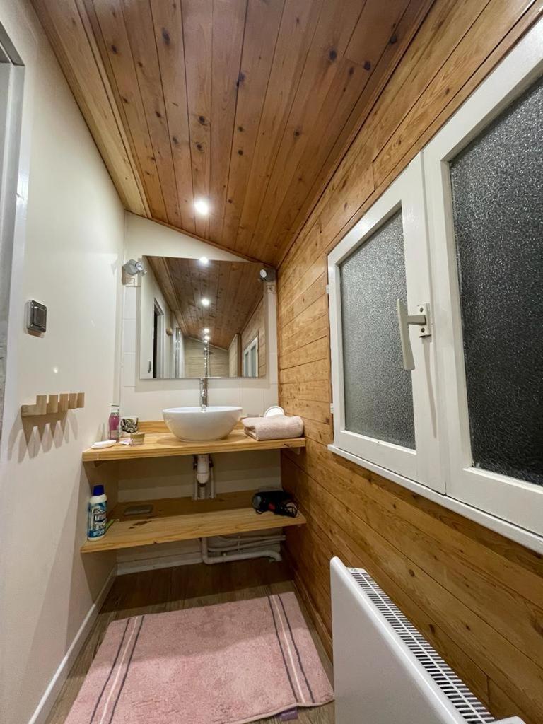 Maison Familiale En Bois Avec Piscine, Proche Du Bassin กูฌ็อง-เมสทราส ภายนอก รูปภาพ